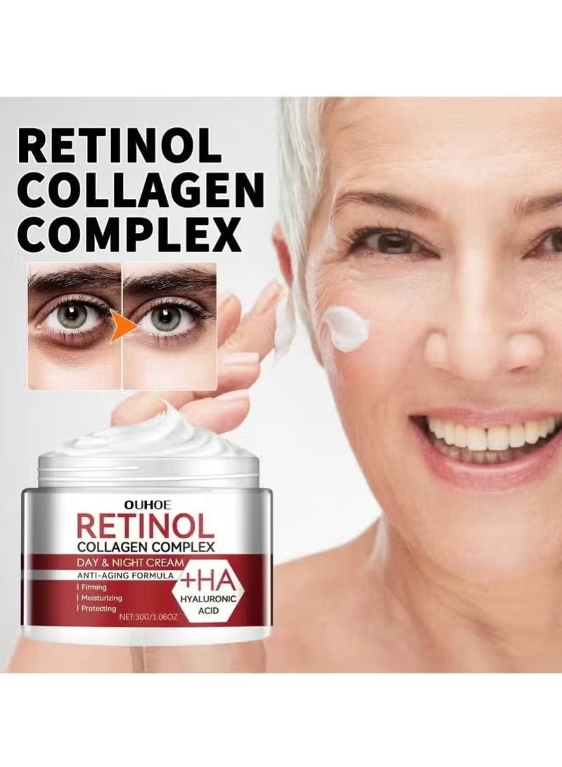 OUHOE Retinol Lifting Firming Cream Collagen Smooth wrinkles Face Cream For Moisturizer Whitening Brighten Skin Products - Image 4