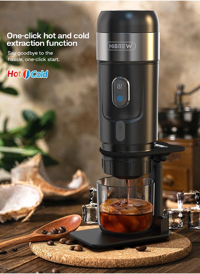 HiBREW HiBREW Portable Coffee Machine for Car & Home,DC12V Expresso Coffee Maker Fit Nexpresso Dolce Pod Capsule Coffee Powder H4A  - Image 4