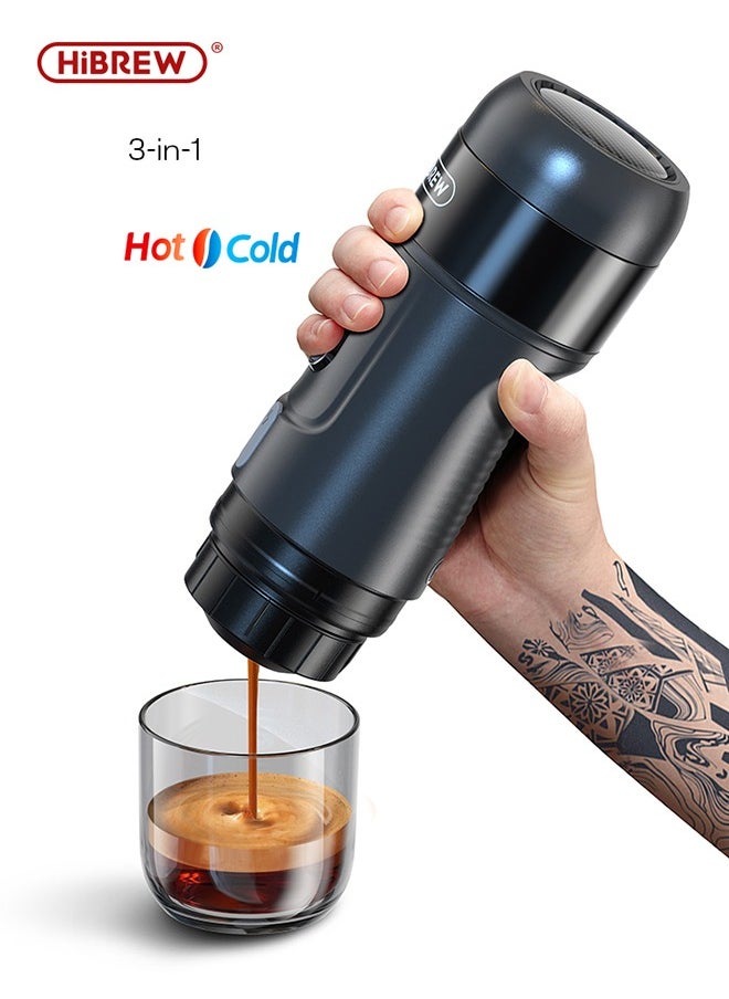 HiBREW HiBREW Portable Coffee Machine for Car & Home,DC12V Expresso Coffee Maker Fit Nexpresso Dolce Pod Capsule Coffee Powder H4A  - Image 2