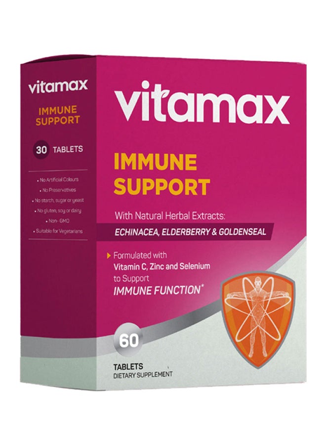 Vitamax Immune Support Tablets With Echinacea, Elderberry & Goldenseal, Pack Of 60'S - Image 1