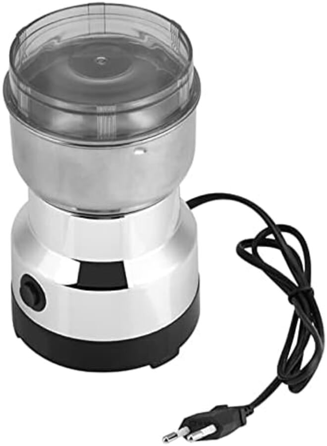 Ejoyous Spice and Coffee Grinder, Electric Coffee Grinder, 200W Electric Spice Grinder, Large Capacity Removable Stainless Steel Container, Transparent Lid Multi-Function