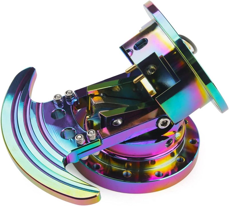 Wivplex Blue Steering Wheel Quick Release Hub Kit - Image 3