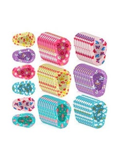 Arabest 90 PCS Kids Eye Patches 9 Styles Adhesive Eye Patches Cute Designs Baby Toddler Eye Patch Medical Eye Patch for Lazy Eye Amblyopia Cross Eye Light Blocking (3 X 2 Inch, Boys Style)  - Image 1