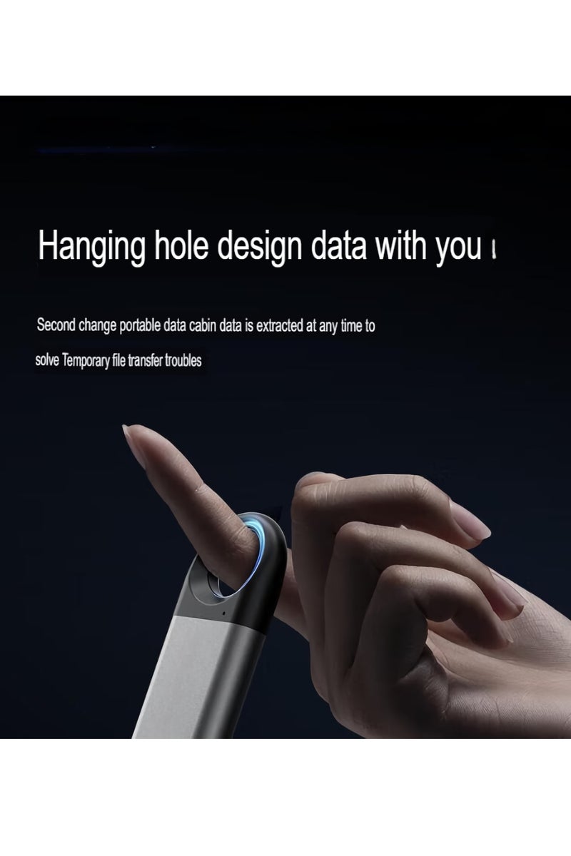 Orico External SSD, Portable Solid State Drive, Hanging Hole Design Mobile External Storage Drive, Lightweight And Compact Solid State Disk, (1pc, 256GB, Basic Model (470 Mb Per Sec)) - Image 2