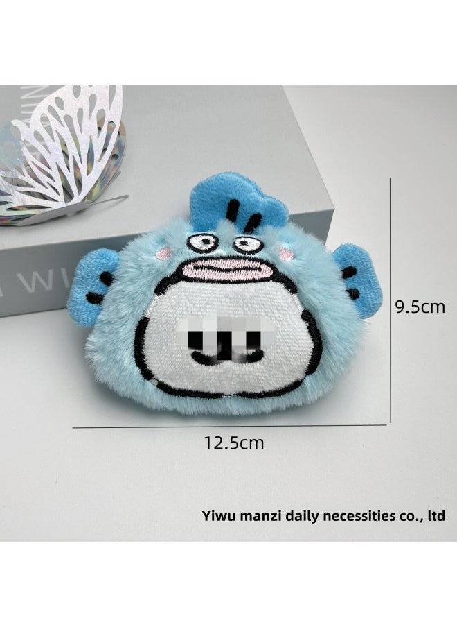 Ugly Fish Headgear Line White Dog Squeak Plush Pendant Small Eight Xiaoji DIY Shoes And Hats Brooch Accessories-Specifications:Blue Ugly Fish Head Cover Small White Dog-Color:Brooch - pzsku/Z11653868051AEA4D8766Z/45/_/1741676709/787851c7-bf89-4e71-b7f3-8bf526c5b425