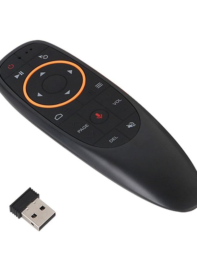 Zaboon Wireless Remote Control With Usb Receiver Voice Control For Android -Smart Tv Pc Laptop Notebook Black - Image 1