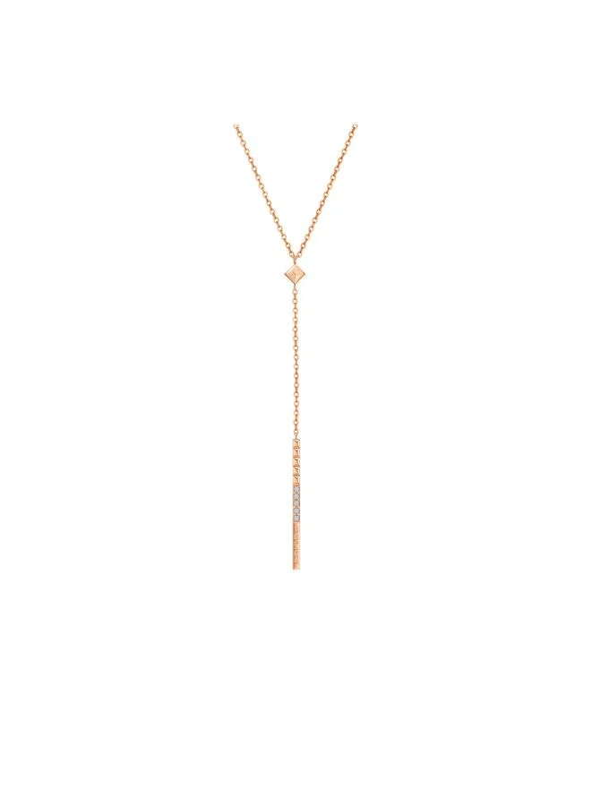 بوليس Tazia Gold Plated Necklace With Crystals for Women's