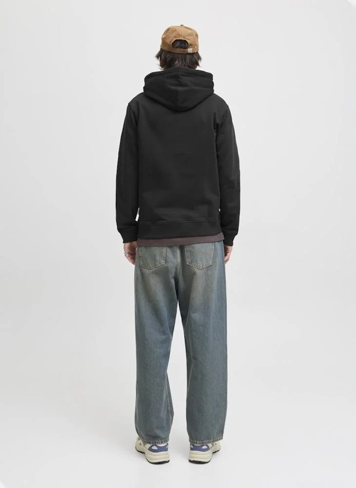 جاك اند جونز Logo Zip Through Hoodie