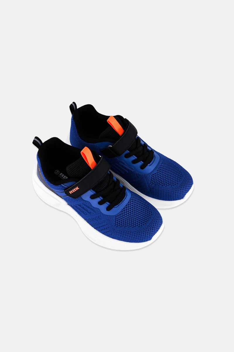 RBX Kids Boy Velcro Closure Outdoor Shoes, Blue - Image 2