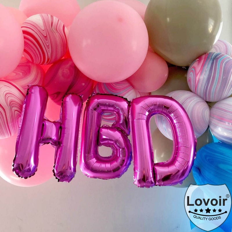 Lovoir 40 Inch Large Hot Pink Letter E Balloons Big Size Jumbo Mylar Foil Helium Balloon for Birthday Party Celebration Decorations Alphabet Hot Pink E - Image 3