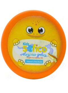 SOFICO Kids Curly Hair Cream Argan & Jojoba Oil 200ml  - Image 3