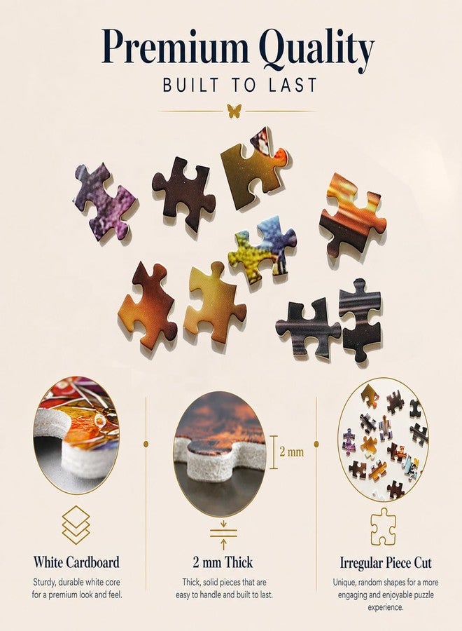 Yunlus Jigsaw Puzzles for Adults 1000 Pieces Impossible Hard Difficult Challenging Puzzles for Adults 1000pc Puzzles World in Bottle Nature's Dream Jigsaw Puzzle 1000 Pieces 28 x 20 inch - Image 5