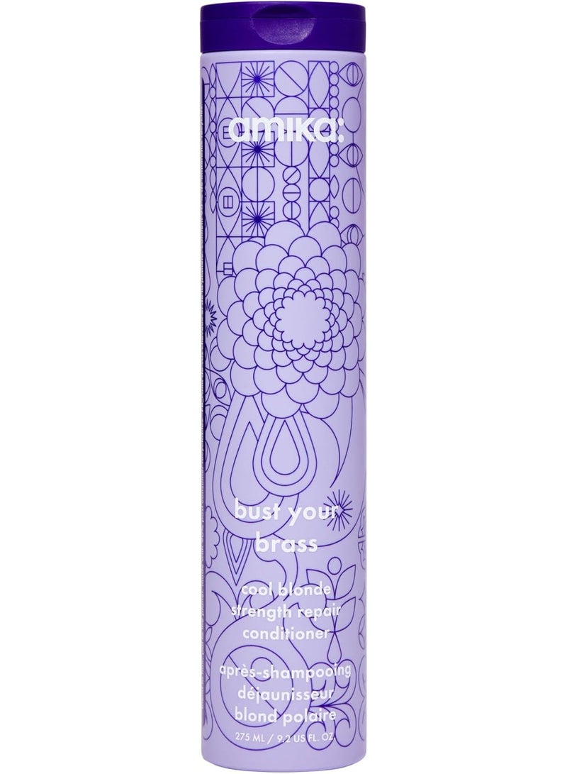 Amika Bust Your Brass Cool Blonde Conditioner for Unisex 272 ml - Image 1