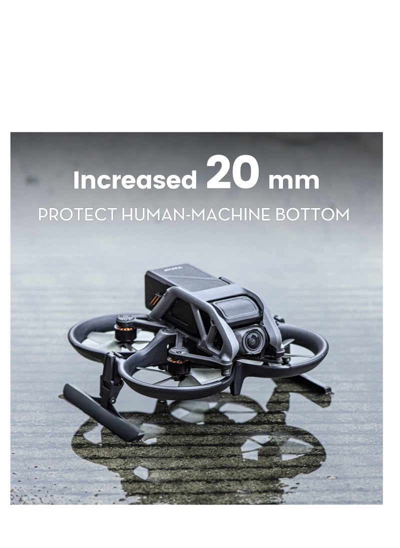 Excefore ساق معدات الهبوط لـ DJI Avata، ساق قابلة للطي للإصدار السريع، مجموعة امتداد قابلة للطي لملحقات DJI Avata  - Image 4