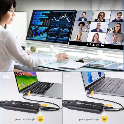 SoNNeT DisplayLink USB-C to Dual 4K 60Hz HDMI Adapter - Image 5