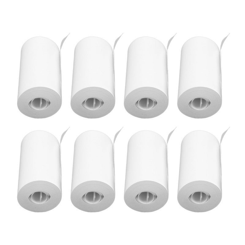 Thermal Paper Rolls 57x25mm 20-Roll Pack Thick Strong Refill Set - Glossy Clear Print Easy Replace Mini Printer Paper for Cash Registers Thermal Printers Kid Cameras Label Machines - Image 3