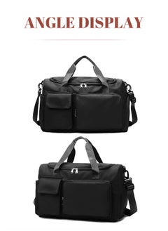 roaiss Large Capacity Gym Sacks Waterproof Duffel Bag for Women Men Travel Sports Yoga Overnight Bag with Shoes Compartment  - Image 2