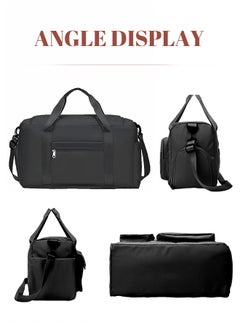 roaiss Large Capacity Gym Sacks Waterproof Duffel Bag for Women Men Travel Sports Yoga Overnight Bag with Shoes Compartment  - Image 3