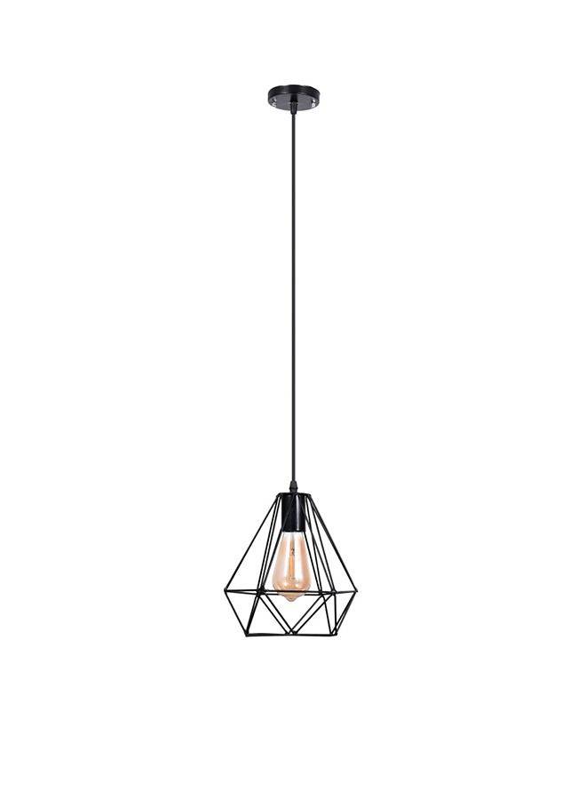 El Rawda Lighting Ritmo Ceiling Lamp | modern decorative LED E27 pendant light ceiling lamp hanging | suitable for any room | Color: Black | Size: 70x22x70 cm - Image 1
