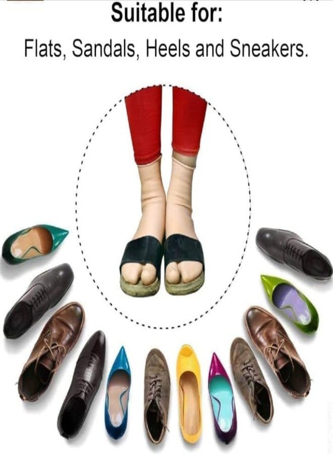 VISBY INDIA waterproof Rubber Socks, Anti Crack Gel Heel Ankle Length And Foot Protector Moisturizing Socks for Foot Care,Pain Relief for Men And Women(1 PAIR) (SKIN BROWN, MEDIUM) - Image 3