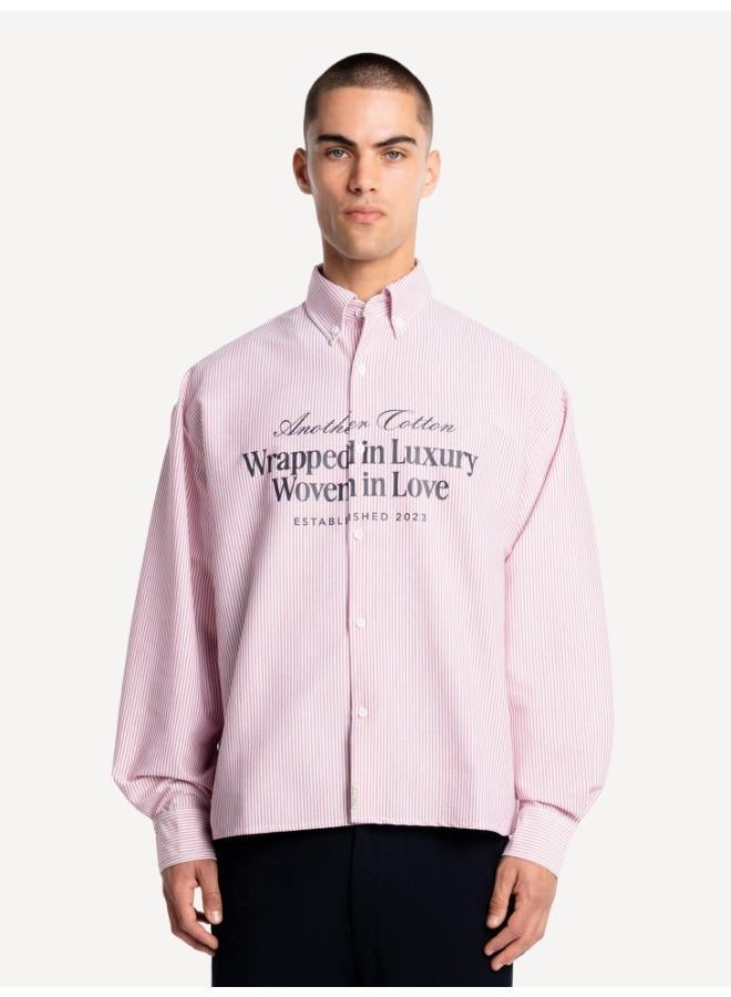 Another Cotton Lab Wrapped in Luxury Oxford Shirt - Image 1