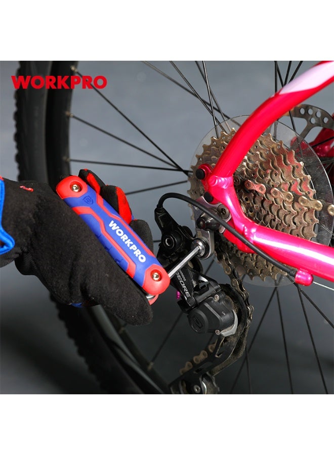 WORKPRO FOLDING HEX KEY SET (METRIC - Image 2