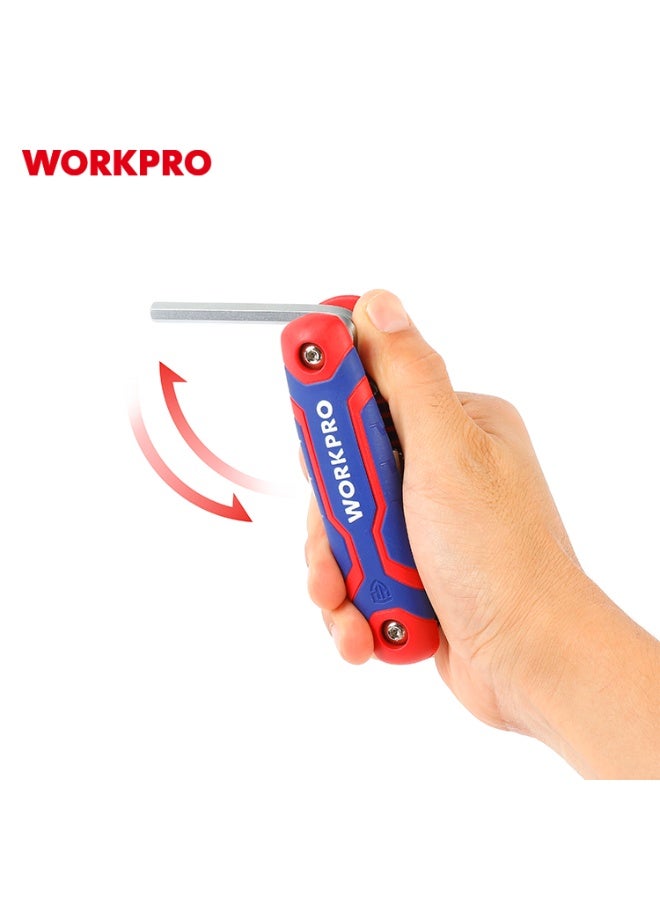 WORKPRO FOLDING HEX KEY SET (METRIC - Image 5