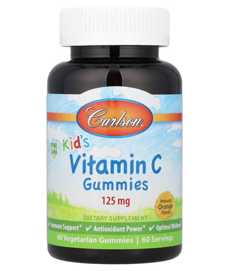 Kid's Vitamin C Gummies Natural Orange 125 mg 60 Vegetarian Gummies