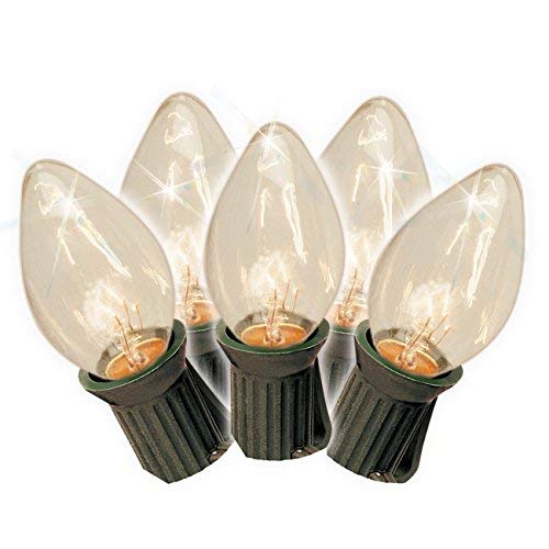 Brite Star Vintage Christmas String Lights Clear C7 25 Feet - Old-Fashioned Bulbs Perfect for Christmas - Patriotic Decorations, Indoor and Outdoor Use. - Image 2