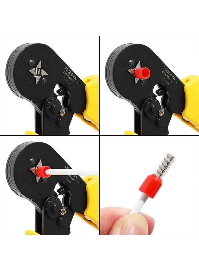 Teansic 100 Pcs 4 AWG Ferrule Connectors Ends Insulated Cable Ferrule Crimp Terminal for Car Audio, Electronics, Communication Equipment (Black+Red) - Image 5