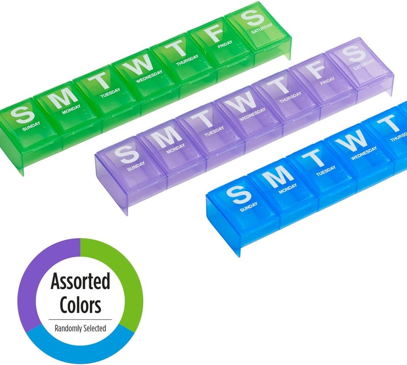 EZY DOSE 7 Day Contoured-Bottom Pill Reminder - Size 2XL - Image 3