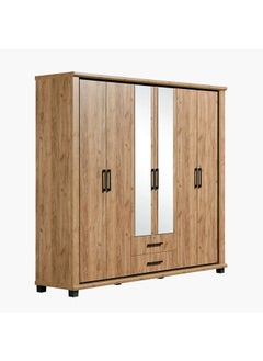 Belfort 6-Door 2-Drawer Wardrobe With 2 Mirrors And Lock 58 x 218 x 240 cm - pzsku/Z1166A95DC6C39713493DZ/45/_/1697102520/6d97790d-38e1-4160-9fe4-59b849a653d3