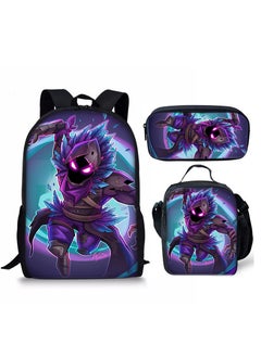 FORTNITE Fortnite Backpack with Large Capacity Three Piece Backpack and Student backpack 