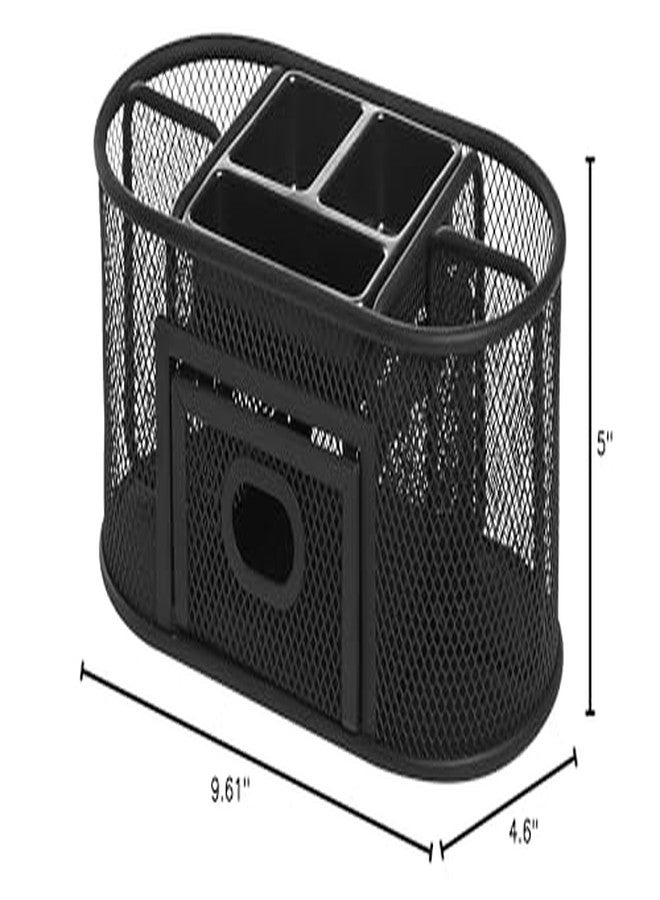 Lorell Mesh Steel Desktop Organizer - Image 3