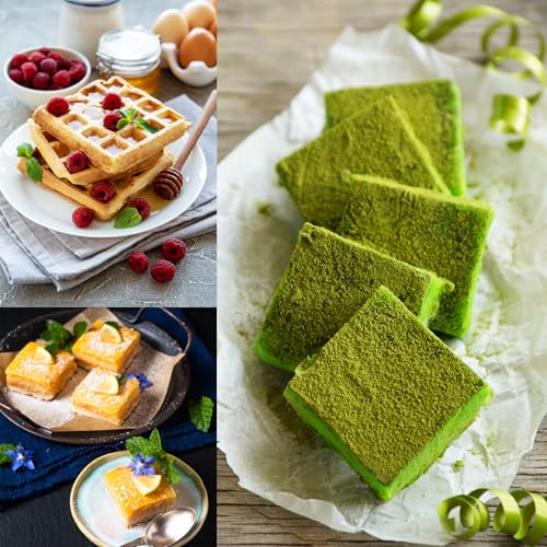 Tmflexe Square Cookie Cutter Sandwich Cutters for Lunchbox Fruit Cutters Vegetable Cutters for Baking DIY X‘mas Birthday Party Decor, Pack of 5 - Image 5