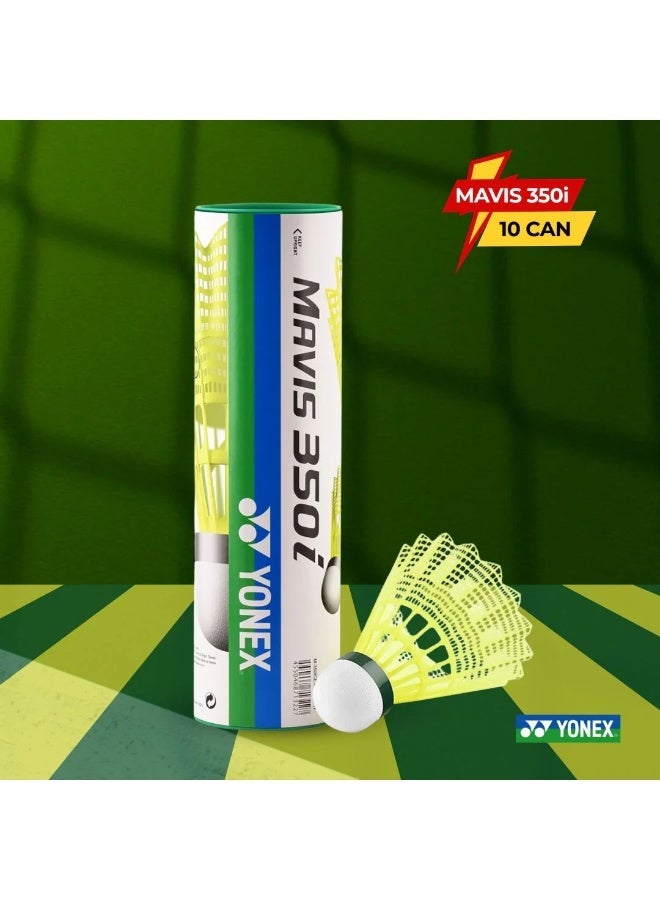 Yonex Mavis 350i Badminton Nylon Shuttlecock - 1 Can - Image 1
