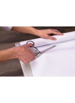 Duck EasyLiner with Clorox Solid Grip Shelf Liner - Easy to Cut & Install for Closet, Pantry, Wire Shelves, Kitchen Cabinets - Non Adhesive Non Slip Shelf Liner - 20" x 6 ft. - 6 Roll Project Pack - White  - Image 3