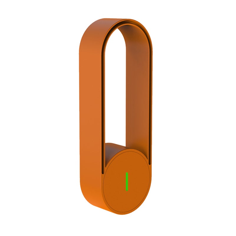 قابس منقي الهواء USB مباشر برتقالي - منقي هواء أيوني عالي الكفاءة للمنزل والمكتب والسيارة - Image 1