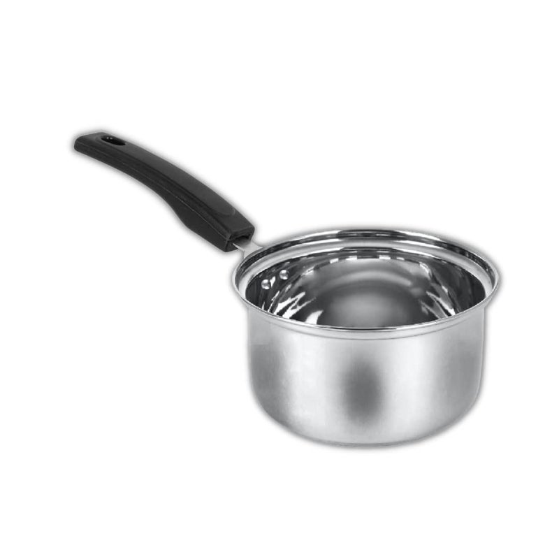 Fableart Stainless Steel Sauce Pan; 18cm; 1.5 Litre; with Bakelite Handle for Easy Use - Image 1