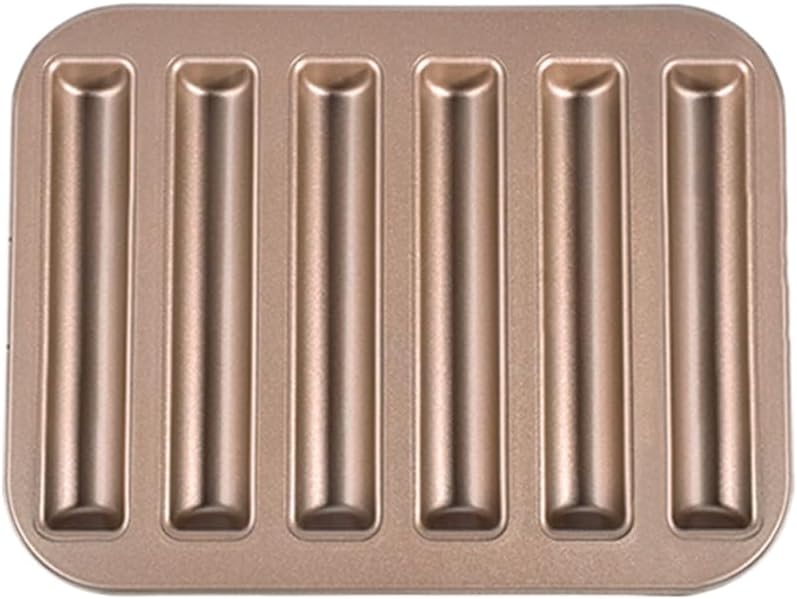 IMIKEYA Metal Cake Moulds Lady Finger Pan Non-Stick Baking Molds for DIY Baking Crafts - Image 1