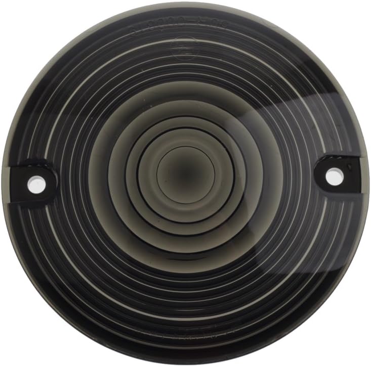 NTHREEAUTO Turn Signal Lights Lens Covers Smoked Compatible with Harley Touring Electra Glide Road King Softail - Image 2