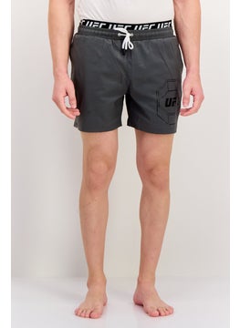 Men Brand Logo Board Short, Grey