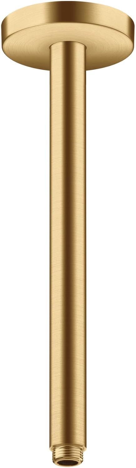 AXOR AXOR ShowerSolutions 12inch Modern Showerarm in Brushed Gold Optic 26433251 