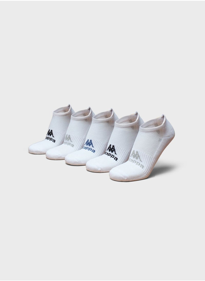 Kappa - 5 Pack Tim Design Ankle Socks - Image 1