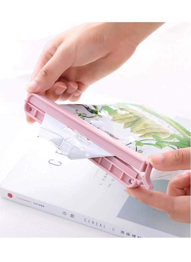 Generic Sealing Clips Food Sealing Clips Plastic Bag Sealing Clip Clamp Sealer for Kitchen Snack Bag Clips Crisp Packet Clip Fresh Food Storage Clips Sealer Colorful 12 Pcs  - Image 2