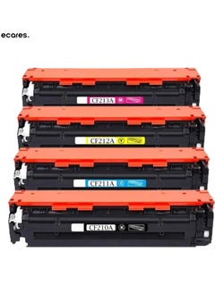ECARES ECARES® 131A Compatible Toner Cartridge CF210A CF211A CF212A CF213A -for HP Laserjet Pro 200 Color M251nw M251n M276nw M276n Printer (Multicolor)  - Image 1
