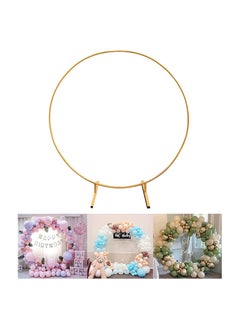 ROYAL POLAR Balloon Arch Flower Arch  Round Backdrop Stand Metal Arch Decoration for Kids Birthday Party Wedding Decoration Graduation Decoration and Event Party Supplies  6.5ft diameter Gold - pzsku/Z11678A700A2E46BFC3B2Z/45/_/1675701187/de9b1049-d9eb-403f-b585-c2fc6eb401cb