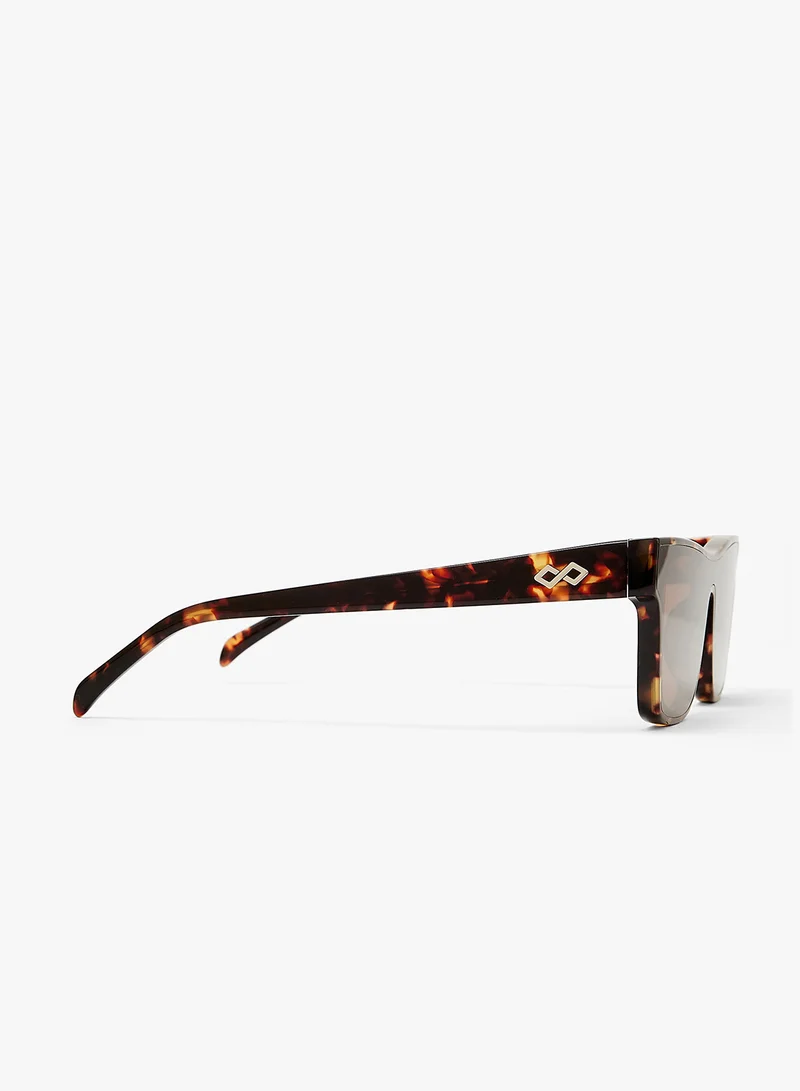 KAREN WAZEN Harlow Reactangle Sunglasses