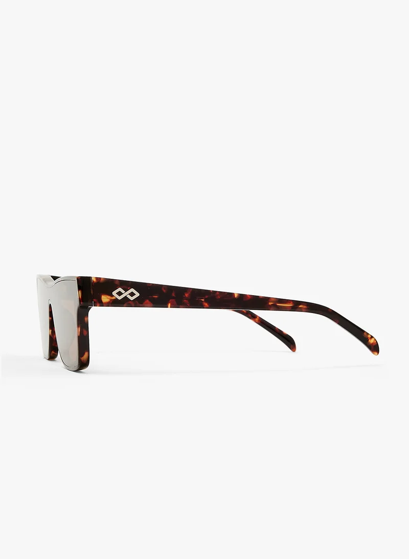 KAREN WAZEN Harlow Reactangle Sunglasses