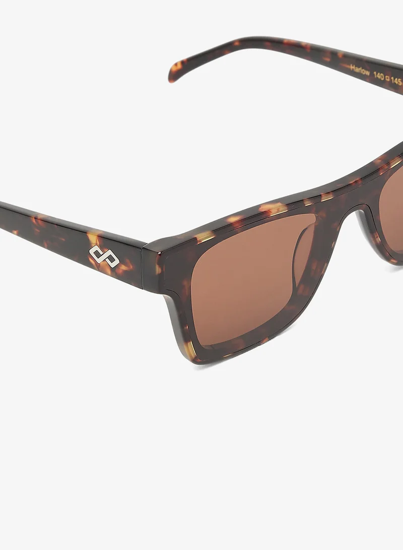Karen Wazen  Harlow Reactangle Sunglasses for Women | Best Price UAE